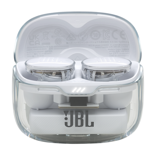 JBL Tune Buds Ghost Edition - White Ghost - True wireless Noise Cancelling earbuds - Detailshot 1